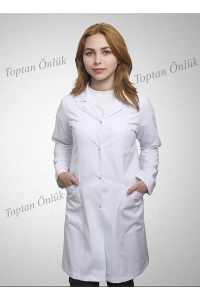 Safran Doktor Önlüğü Hastane Doktor Hemşire Asistan Öğretmen Ve Öğrenci Önlüğü