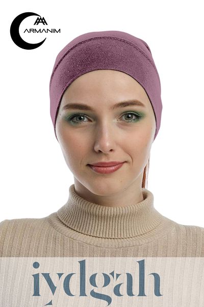 IYDGAH Πρακτικό καπό μακρύς σωλήνας Hijab Bonnet Ready Plug-in Bonnet Bonnet Bandana Φαρδιά ζώνη μαλλιών Απλό αποξηραμένο