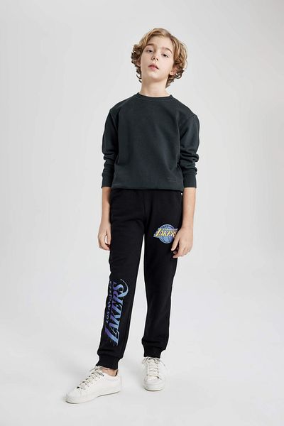 DeFacto Boy's Black Sweatpants - B6831A8/BK81
