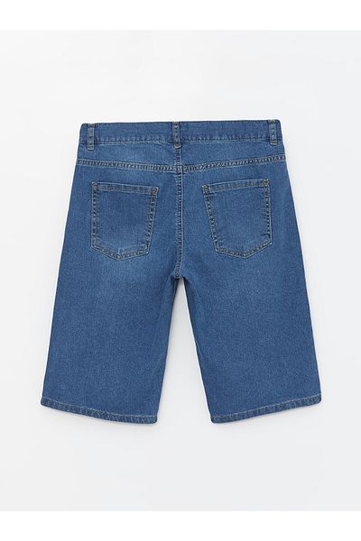 LC Waikiki LCW Kids - Pantaloni scurți Jean pentru băieți Basic