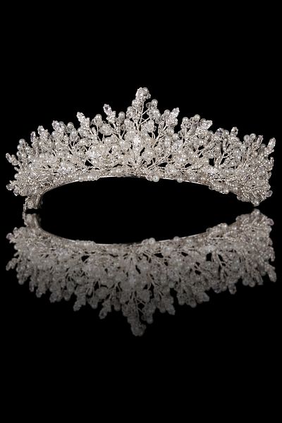 Hayalperest boncuk Shimmering Zircon Crown Bridal Princess Crown For Elegant Brides