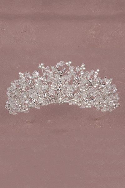 Hayalperest boncuk Bridal Zircon Wedding Wedding Crown With the Magic of Bright Stones