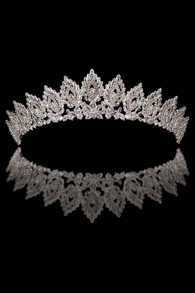 Hayalperest boncuk Zircon Stone for Bride and Women - Sparkling Charming Wedding Crown