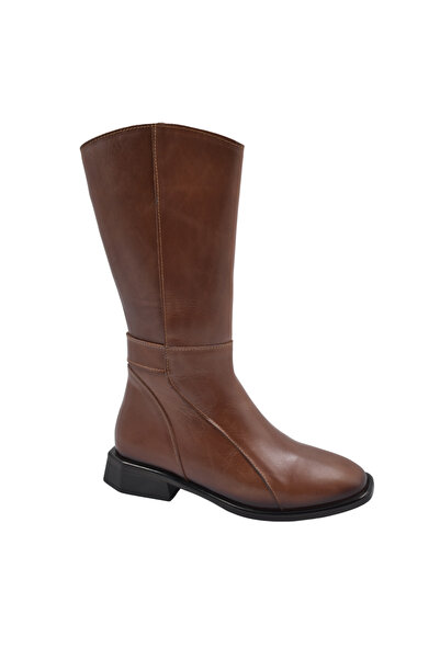 Impero Taba Hakiki Deri Uzun Çizme