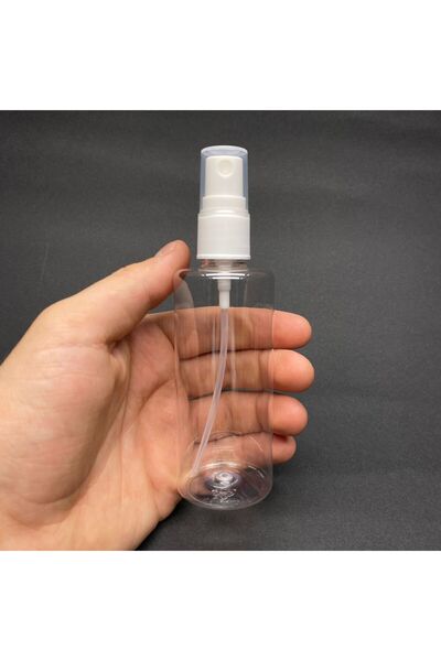 Juniberry 5 Adet Plastik Boş Şişe Sprey Başlıklı Şişe Çok Amaçlı Şişe Kolonya...