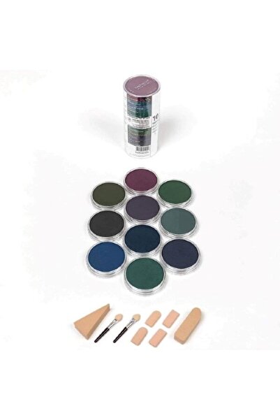 Panpastel Ultra Soft Artist Pastel Paint Extra Dark Shades Cool Set of 10 30106