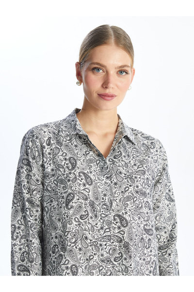 LC Waikiki Γυναικείο πουκάμισο τουνίκ με σχέδιο