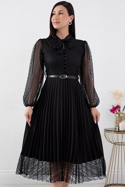 PULLIMM Rochie franțuzească plisată pentru femei 22-138