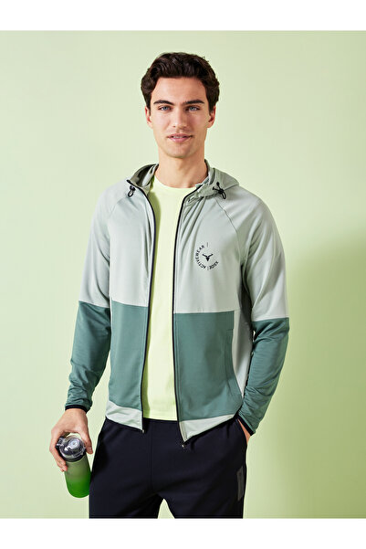 LC Waikiki Ανδρικό φούτερ με μακρυμάνικη κουκούλα με φερμουάρ