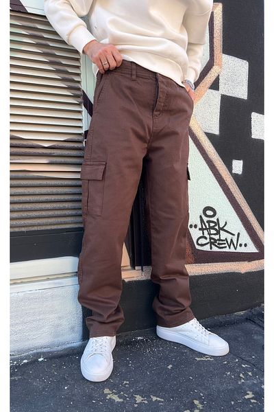 h&ç giyim Ανδρικό παντελόνι Cargo Pocket Gabardine Baggy