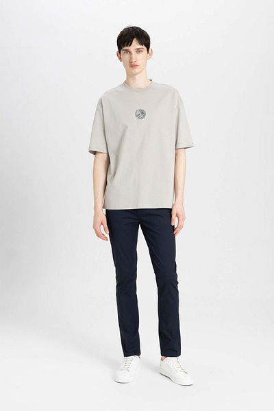 DeFacto Tricou gri pentru bărbați - Model C3626ax/gr322