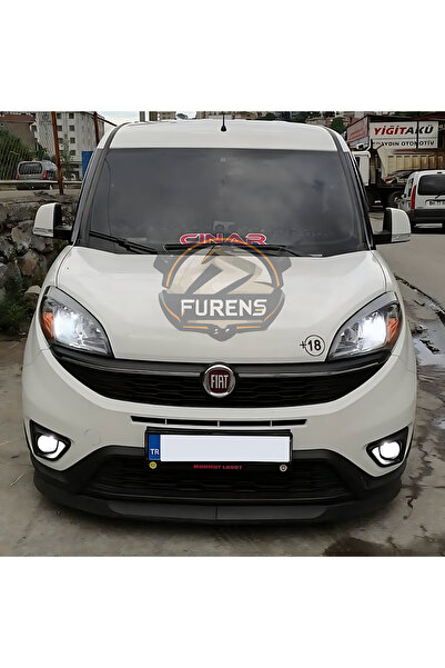 SHOOPLAA Fiat Doblo 4 2015-2023 Uyumlu H lip Esnek Ön Lip 2 Parça Karlık Ön E...