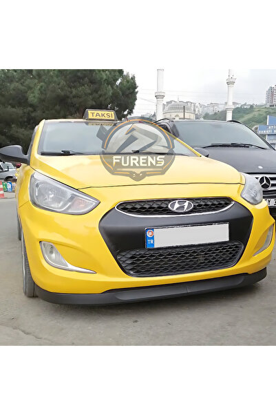 SHOOPLAA Hyundai Accent Blue 2011-2018 Uyumlu H lip Esnek Ön Lip 2 Parça Karl...