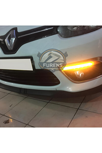 SHOOPLAA Renault Fluence 2009-2012 Uyumlu H lip Esnek Ön Lip 2 Parça Karlık Ön Ek Tampon Altı Dil
