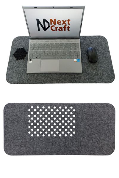 Wi Fro Ματ υπολογιστή από τσόχα Επιτραπέζιο Organizer Mat 70x32 cm