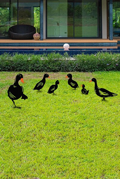 Doreline Doreart Ducks Metal Duvar Tablosu, Ev Ofis Duvar Panosu