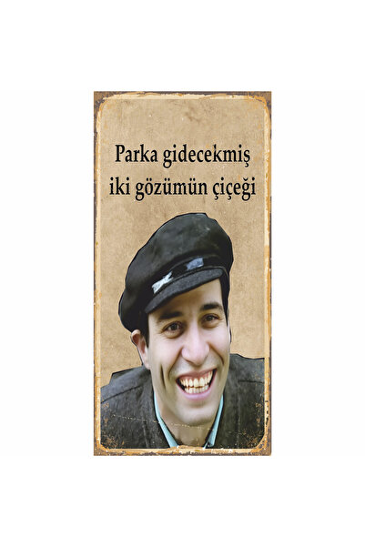 Hayat Poster türk sineması kemal sunal yeşilçam ev dekorasyon tablo mini retro ahşap poster