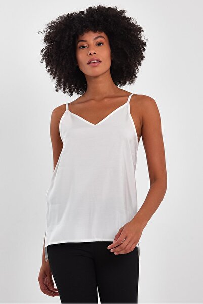 ALEXANDERGARDI Yırtmaç Detaylı Ince Kumaşlı Bluz (B23-00120)