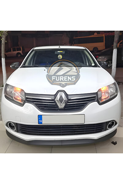 SHOOPLAA Renault Symbol 2013-2020 Uyumlu H lip Esnek Ön Lip 2 Parça Karlık Ön Ek Tampon Altı Dil