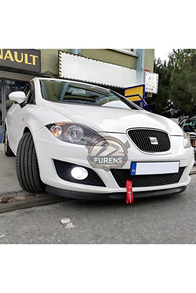 SHOOPLAA Seat Leon MK2 MK2.5 2006-2012 Uyumlu H lip Esnek Ön Lip 2 Parça Karl...