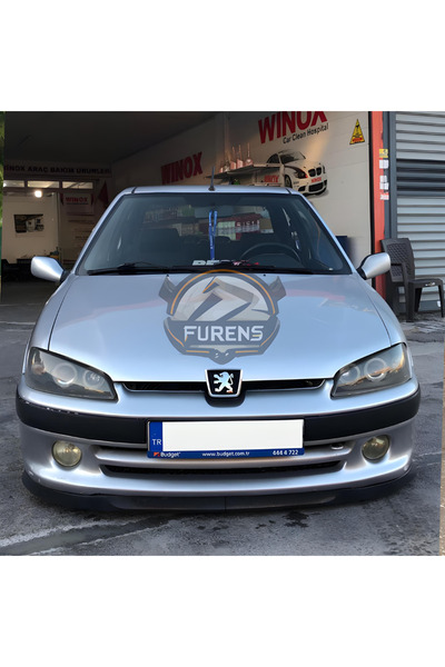 SHOOPLAA Peugeot 106 1991-2004 Uyumlu H lip Esnek Ön Lip 2 Parça Karlık Ön Ek...