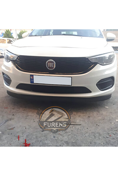 SHOOPLAA Fiat Egea 2015-2023 Uyumlu H lip Esnek Ön Lip 2 Parça Karlık Ön Ek T...