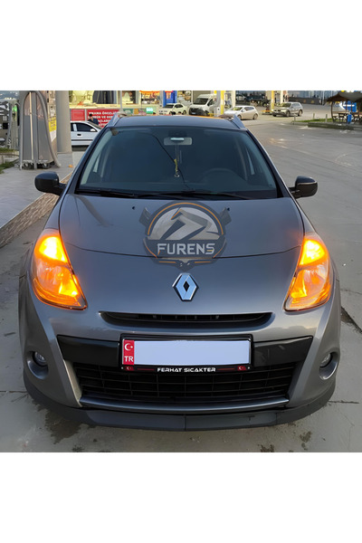 SHOOPLAA Renault Clio 3 2007-2013 Uyumlu H lip Esnek Ön Lip 2 Parça Karlık Ön...