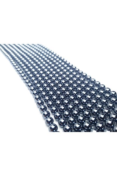 Yüksel Boncuk 6 mm Terahertz Stone Natural Stone String