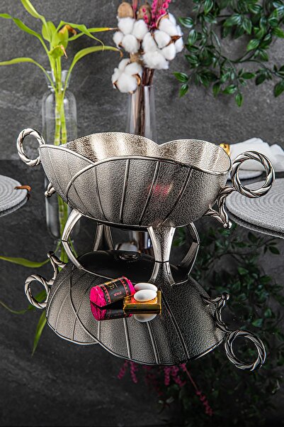 Genel Markalar Truva Ayaklı Gondol Şekerlik, Çikolatalık Nikel (369-K)