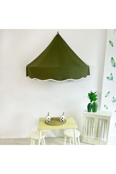 PAMUKA Army Green Tepe Duvar Tentesi