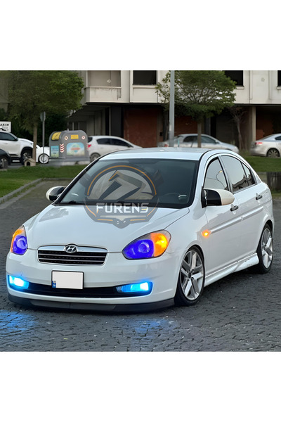 SHOOPLAA Hyundai Accent Era 2006-2010 Uyumlu H lip Esnek Ön Lip 2 Parça Karlık Ön Ek Tampon Altı Dil