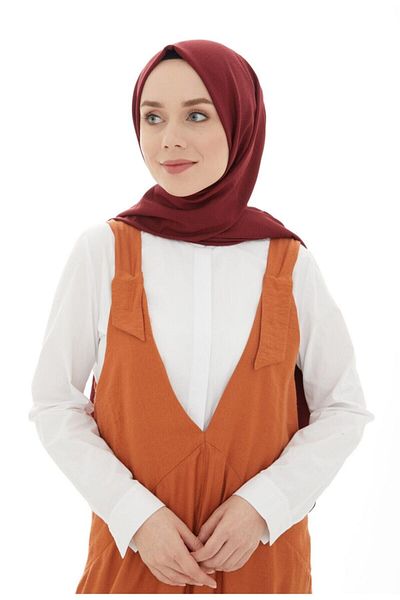 Levidor Women's Burgundy Cotton Cazz Shawl