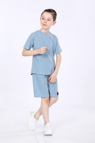 MORNIO Set de 2 tricouri și pantaloni scurți pentru băiat Vf24kmr 5104142