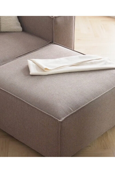 S Home Design Concept Frida Puf Modül Fitilli Kumaş