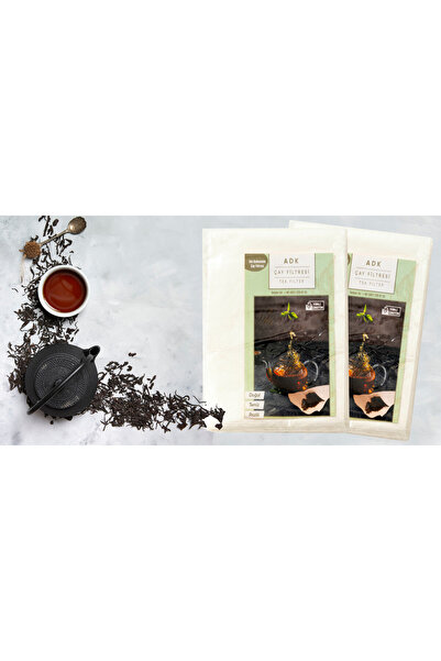 ADK 500 Adet Cafe Tipi Süzgeç Gerektirmeyen Doğal Çay Filtresi