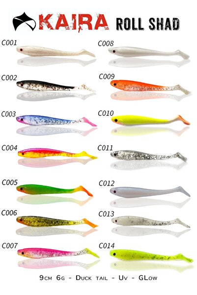 Kaira ROLL SHAD C012 9CM 6G 3PCS