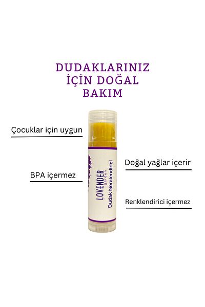 Lovender Garden 2 Pack Organic Lavender Lip Moisturizer (SUITABLE FOR CHILDREN'S USE)