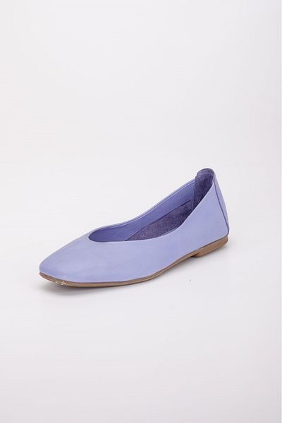 VİNİCCİ AYAKKABI Lilac Leather Genuine Ballerina Shoes