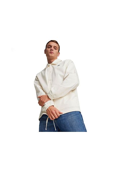 Puma Ανδρικό casual μπουφάν Downtown Jacket 62369566   Κρέμα