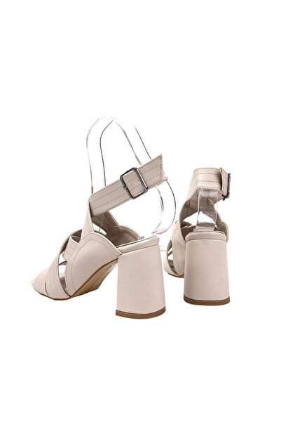 bescobel Women's Kopal Skin High Heel Sandals 8 Cm 105