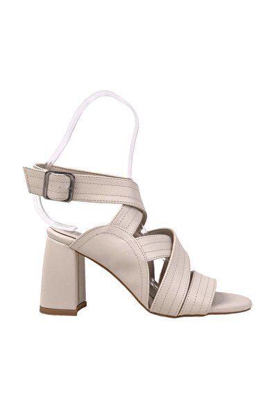 bescobel Women's Kopal Skin High Heel Sandals 8 Cm 105