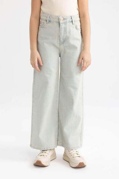 DeFacto Τζιν παντελόνι για κορίτσια γαλάζιο B9825a8/nm39