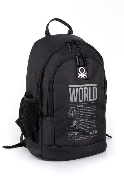 United Colors of Benetton .To Travel The World Unisex Backpack