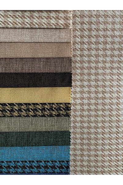 Bakırcı Kumaş Beige-white Woven Upholstery Crowbar