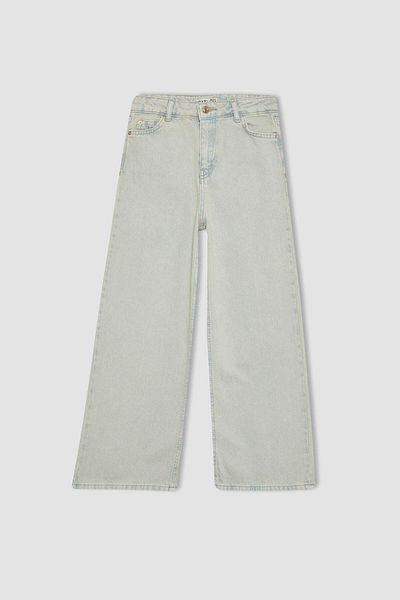 DeFacto Pantaloni Jean pentru fete Albastru deschis B9825a8/nm39