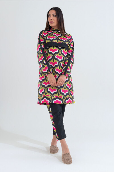 SahraAfra Довгий купальник з покриттям