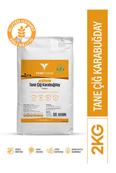 Tam Tarım Glutensiz Çiğ Karabuğday Tane 2 Kg