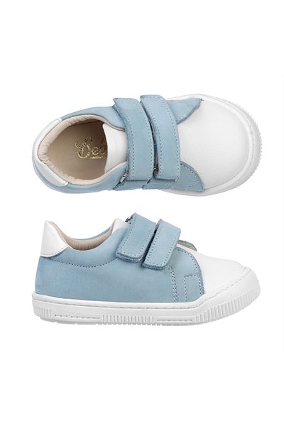 Bebbini حذاء رياضي للأطفال من Toy-Turquoise Velcro First Step