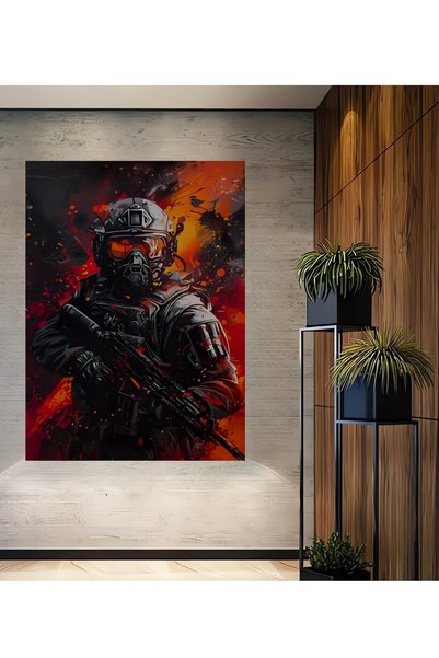 Teona Ahşap Ahşap Dekoratif Genç Oyuncu Odası Dijital Sanat Kare Şeklinde Dek...