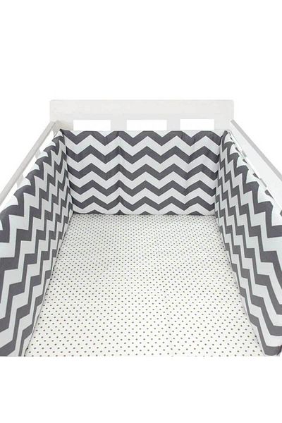 RevuBaby Crib Edge Protector 150cm Single Piece Edge Protection Crib Barrier Bed Barrier
